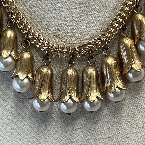 Chloe & Isabel Flower & Pearl Necklace - Picture 2 of 4